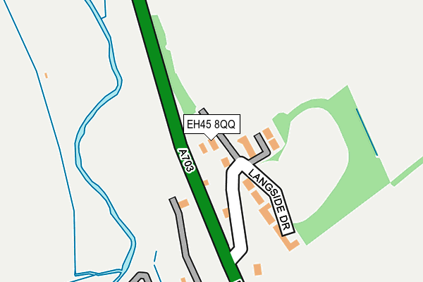 EH45 8QQ map - OS OpenMap – Local (Ordnance Survey) EH45 8QQ map - OS OpenMap – Local (Ordnance Survey)