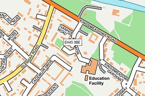 EH45 9BE map - OS OpenMap – Local (Ordnance Survey) EH45 9BE map - OS OpenMap – Local (Ordnance Survey)
