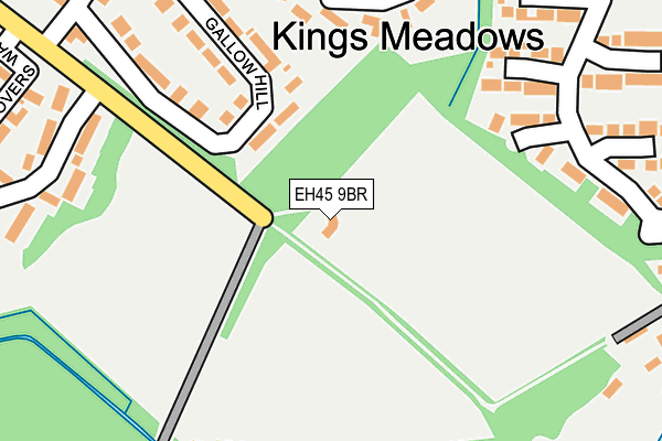 EH45 9BR map - OS OpenMap – Local (Ordnance Survey) EH45 9BR map - OS OpenMap – Local (Ordnance Survey)