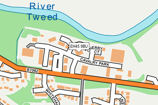 EH45 9BU map - OS OpenMap – Local (Ordnance Survey) EH45 9BU map - OS OpenMap – Local (Ordnance Survey)