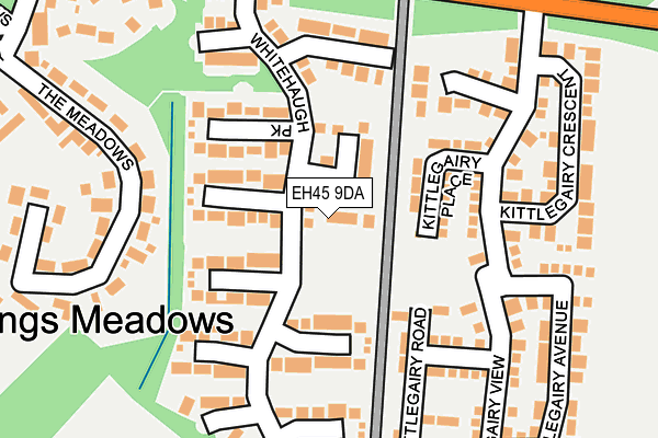 EH45 9DA map - OS OpenMap – Local (Ordnance Survey) EH45 9DA map - OS OpenMap – Local (Ordnance Survey)