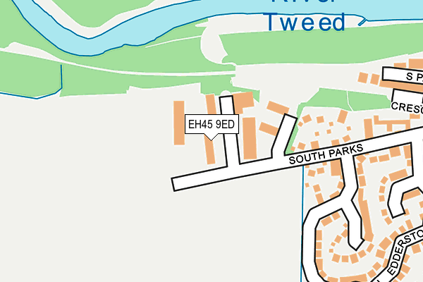 EH45 9ED map - OS OpenMap – Local (Ordnance Survey) EH45 9ED map - OS OpenMap – Local (Ordnance Survey)