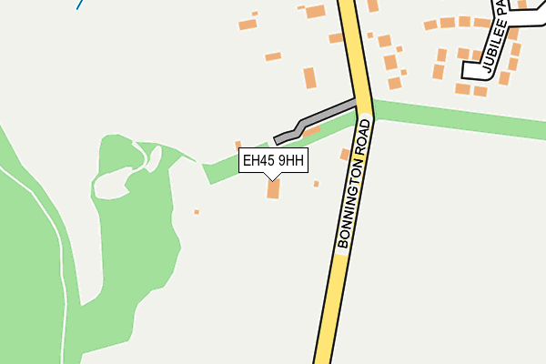 EH45 9HH map - OS OpenMap – Local (Ordnance Survey) EH45 9HH map - OS OpenMap – Local (Ordnance Survey)