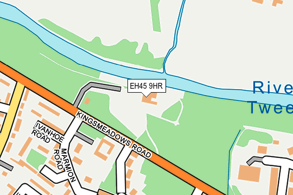 EH45 9HR map - OS OpenMap – Local (Ordnance Survey) EH45 9HR map - OS OpenMap – Local (Ordnance Survey)