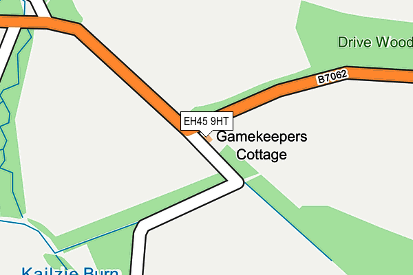 EH45 9HT map - OS OpenMap – Local (Ordnance Survey) EH45 9HT map - OS OpenMap – Local (Ordnance Survey)