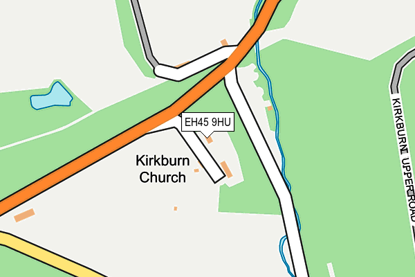 EH45 9HU map - OS OpenMap – Local (Ordnance Survey) EH45 9HU map - OS OpenMap – Local (Ordnance Survey)