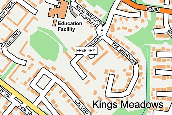 EH45 9HY map - OS OpenMap – Local (Ordnance Survey) EH45 9HY map - OS OpenMap – Local (Ordnance Survey)