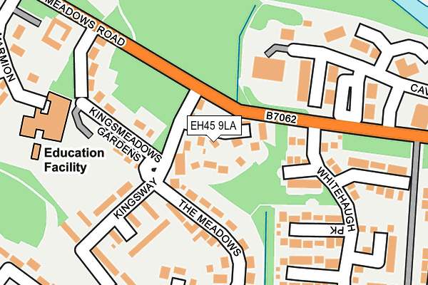 EH45 9LA map - OS OpenMap – Local (Ordnance Survey) EH45 9LA map - OS OpenMap – Local (Ordnance Survey)