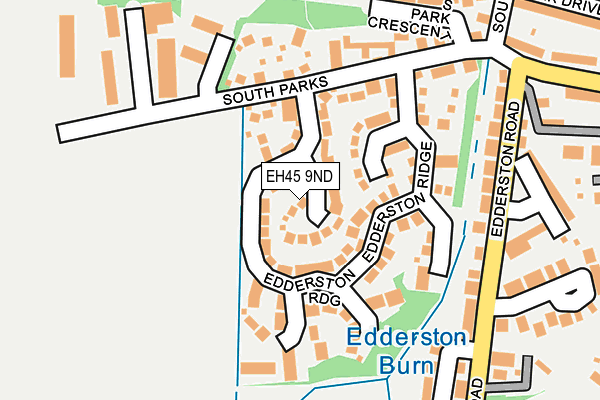 EH45 9ND map - OS OpenMap – Local (Ordnance Survey) EH45 9ND map - OS OpenMap – Local (Ordnance Survey)