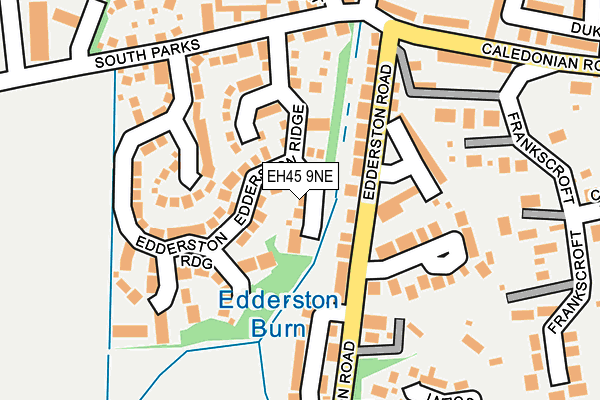 EH45 9NE map - OS OpenMap – Local (Ordnance Survey) EH45 9NE map - OS OpenMap – Local (Ordnance Survey)