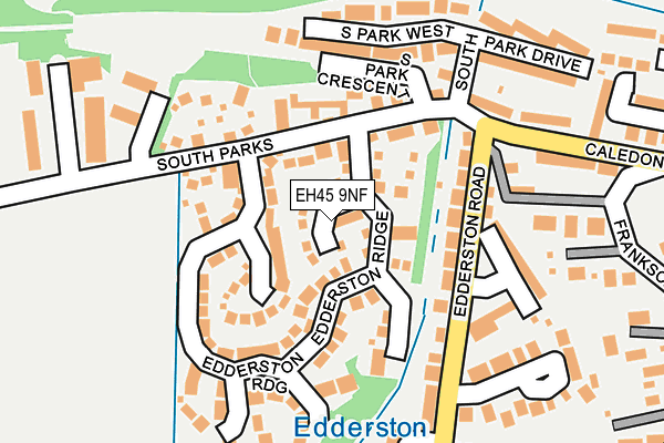 EH45 9NF map - OS OpenMap – Local (Ordnance Survey) EH45 9NF map - OS OpenMap – Local (Ordnance Survey)