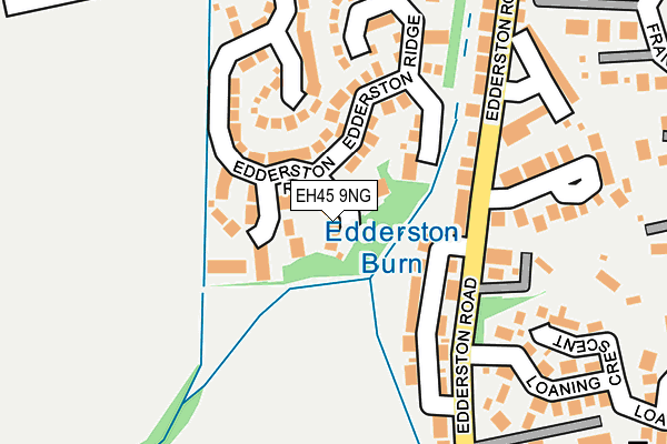 EH45 9NG map - OS OpenMap – Local (Ordnance Survey) EH45 9NG map - OS OpenMap – Local (Ordnance Survey)