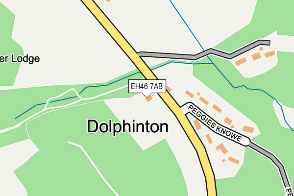EH46 7AB map - OS OpenMap – Local (Ordnance Survey) EH46 7AB map - OS OpenMap – Local (Ordnance Survey)