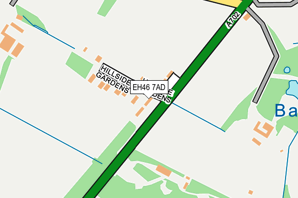 EH46 7AD map - OS OpenMap – Local (Ordnance Survey) EH46 7AD map - OS OpenMap – Local (Ordnance Survey)