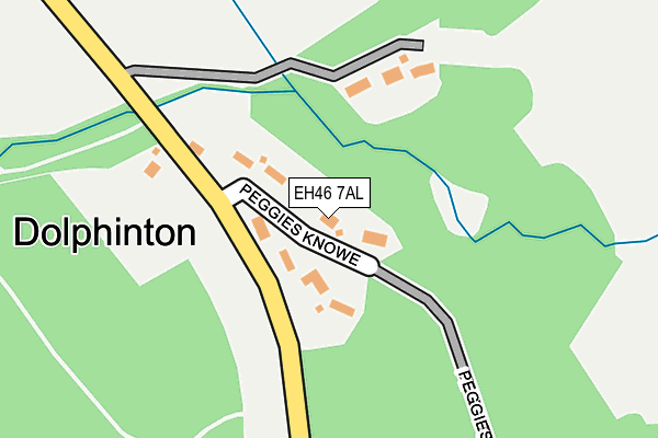 EH46 7AL map - OS OpenMap – Local (Ordnance Survey) EH46 7AL map - OS OpenMap – Local (Ordnance Survey)