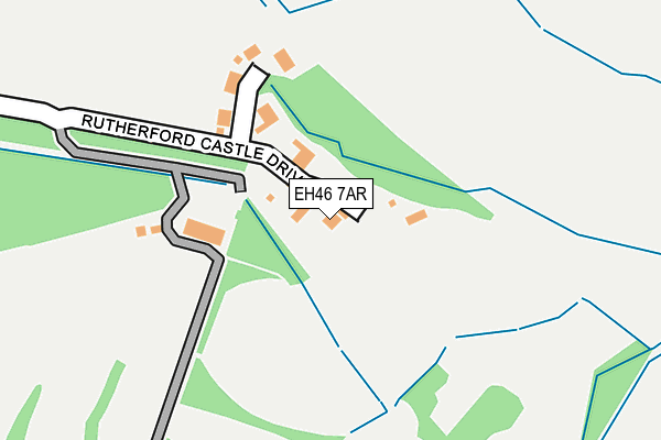 EH46 7AR map - OS OpenMap – Local (Ordnance Survey) EH46 7AR map - OS OpenMap – Local (Ordnance Survey)