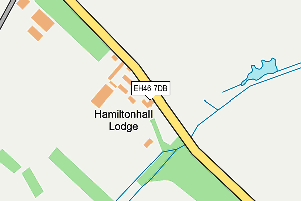 EH46 7DB map - OS OpenMap – Local (Ordnance Survey) EH46 7DB map - OS OpenMap – Local (Ordnance Survey)