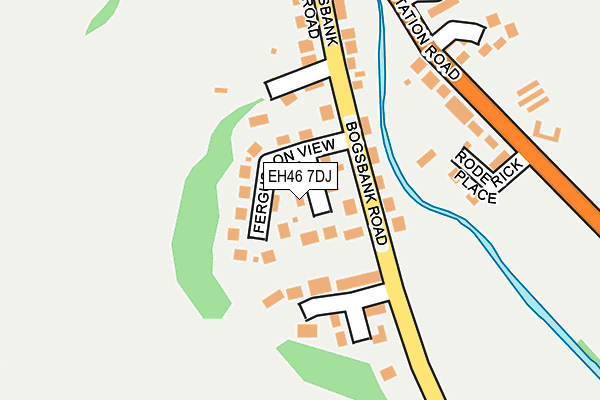 EH46 7DJ map - OS OpenMap – Local (Ordnance Survey) EH46 7DJ map - OS OpenMap – Local (Ordnance Survey)