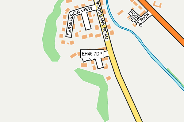 EH46 7DP map - OS OpenMap – Local (Ordnance Survey) EH46 7DP map - OS OpenMap – Local (Ordnance Survey)