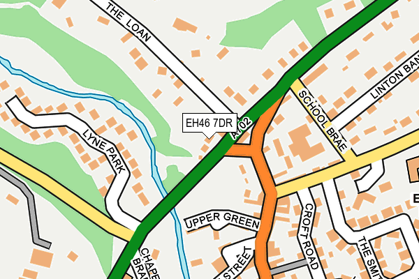 EH46 7DR map - OS OpenMap – Local (Ordnance Survey) EH46 7DR map - OS OpenMap – Local (Ordnance Survey)
