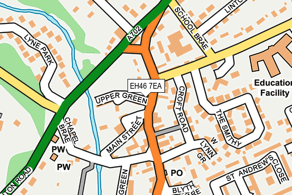 EH46 7EA map - OS OpenMap – Local (Ordnance Survey) EH46 7EA map - OS OpenMap – Local (Ordnance Survey)