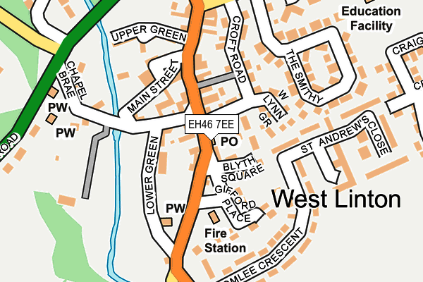 EH46 7EE map - OS OpenMap – Local (Ordnance Survey) EH46 7EE map - OS OpenMap – Local (Ordnance Survey)