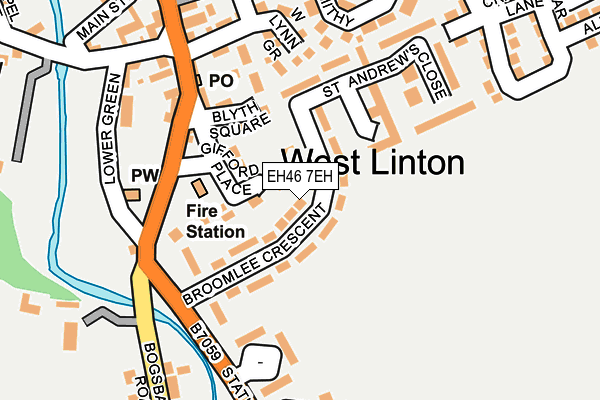 EH46 7EH map - OS OpenMap – Local (Ordnance Survey) EH46 7EH map - OS OpenMap – Local (Ordnance Survey)