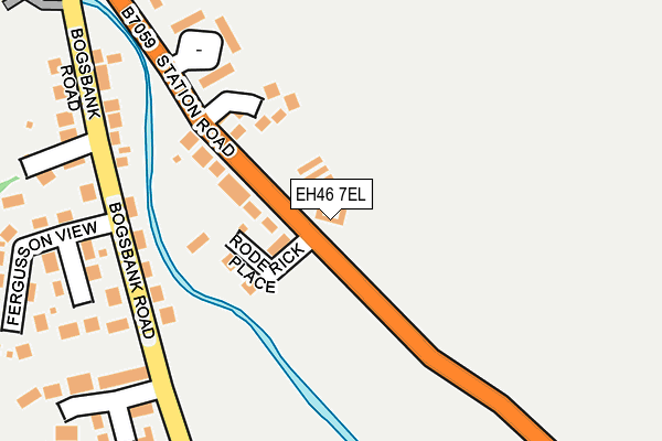 EH46 7EL map - OS OpenMap – Local (Ordnance Survey) EH46 7EL map - OS OpenMap – Local (Ordnance Survey)