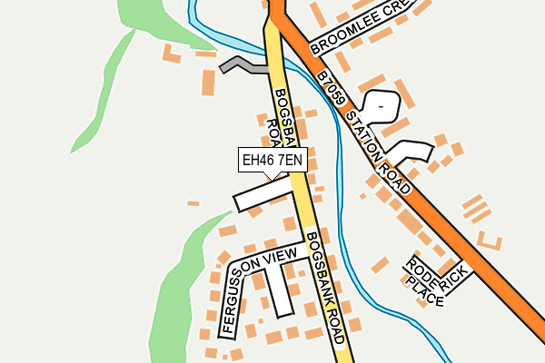 EH46 7EN map - OS OpenMap – Local (Ordnance Survey) EH46 7EN map - OS OpenMap – Local (Ordnance Survey)