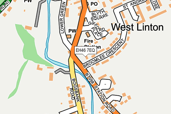 EH46 7EQ map - OS OpenMap – Local (Ordnance Survey) EH46 7EQ map - OS OpenMap – Local (Ordnance Survey)