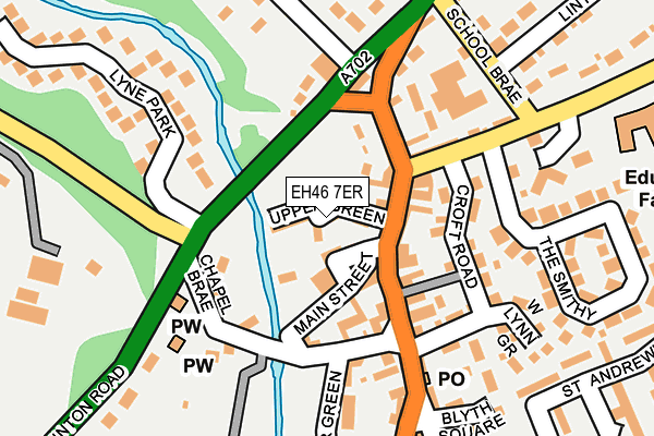 EH46 7ER map - OS OpenMap – Local (Ordnance Survey) EH46 7ER map - OS OpenMap – Local (Ordnance Survey)