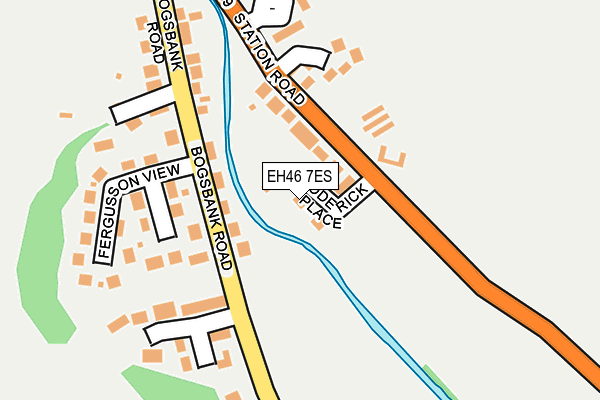 EH46 7ES map - OS OpenMap – Local (Ordnance Survey) EH46 7ES map - OS OpenMap – Local (Ordnance Survey)