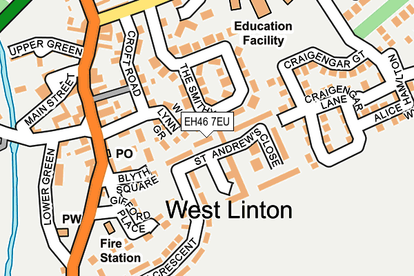 EH46 7EU map - OS OpenMap – Local (Ordnance Survey) EH46 7EU map - OS OpenMap – Local (Ordnance Survey)
