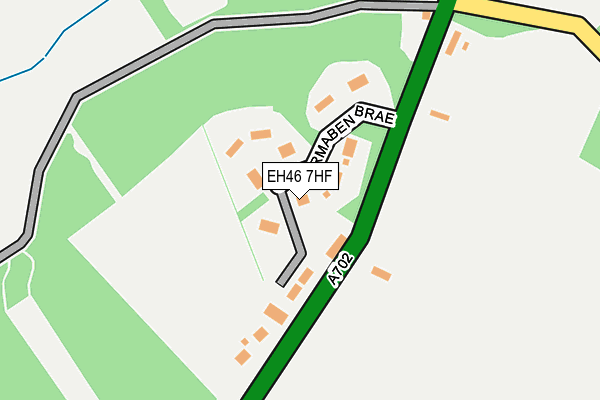 EH46 7HF map - OS OpenMap – Local (Ordnance Survey)