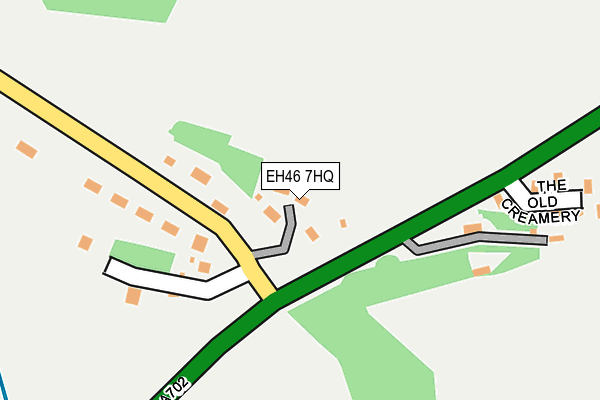 EH46 7HQ map - OS OpenMap – Local (Ordnance Survey) EH46 7HQ map - OS OpenMap – Local (Ordnance Survey)