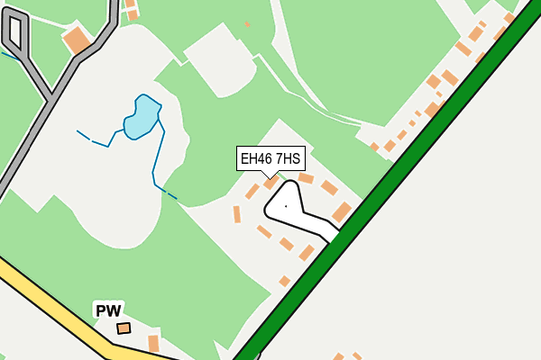 EH46 7HS map - OS OpenMap – Local (Ordnance Survey) EH46 7HS map - OS OpenMap – Local (Ordnance Survey)