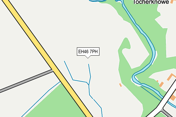 EH46 7PH map - OS OpenMap – Local (Ordnance Survey) EH46 7PH map - OS OpenMap – Local (Ordnance Survey)