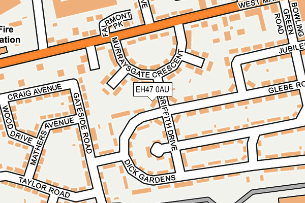 EH47 0AU map - OS OpenMap – Local (Ordnance Survey) EH47 0AU map - OS OpenMap – Local (Ordnance Survey)