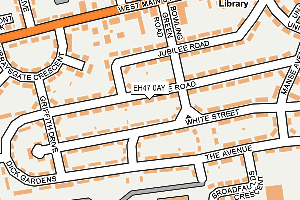 EH47 0AY map - OS OpenMap – Local (Ordnance Survey) EH47 0AY map - OS OpenMap – Local (Ordnance Survey)