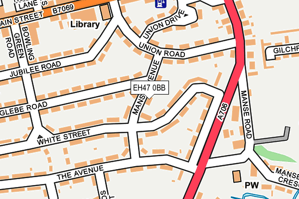 EH47 0BB map - OS OpenMap – Local (Ordnance Survey) EH47 0BB map - OS OpenMap – Local (Ordnance Survey)