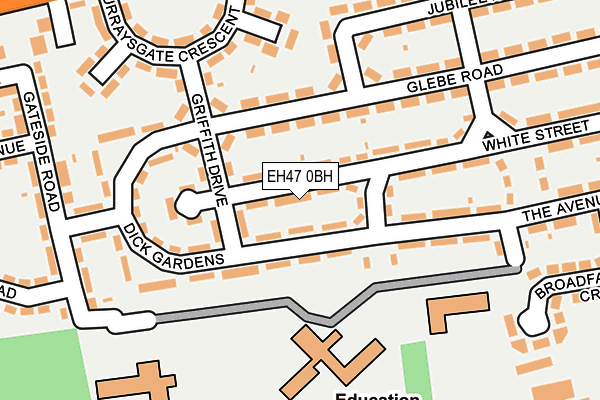EH47 0BH map - OS OpenMap – Local (Ordnance Survey) EH47 0BH map - OS OpenMap – Local (Ordnance Survey)
