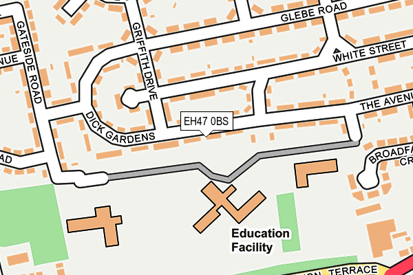 EH47 0BS map - OS OpenMap – Local (Ordnance Survey) EH47 0BS map - OS OpenMap – Local (Ordnance Survey)