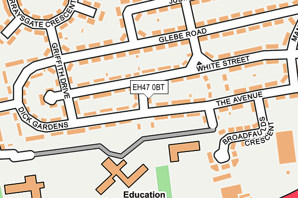EH47 0BT map - OS OpenMap – Local (Ordnance Survey) EH47 0BT map - OS OpenMap – Local (Ordnance Survey)