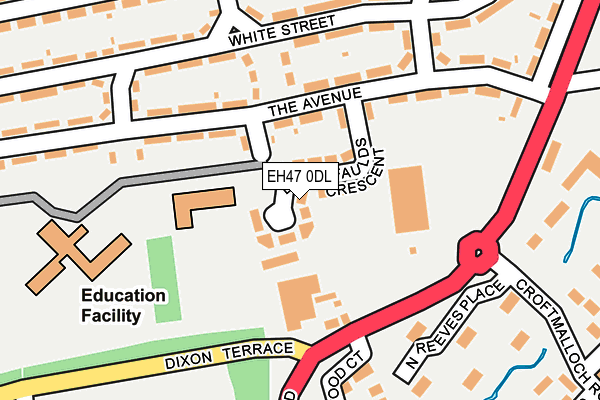 EH47 0DL map - OS OpenMap – Local (Ordnance Survey) EH47 0DL map - OS OpenMap – Local (Ordnance Survey)