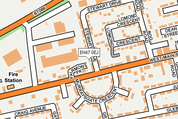 EH47 0EJ map - OS OpenMap – Local (Ordnance Survey) EH47 0EJ map - OS OpenMap – Local (Ordnance Survey)