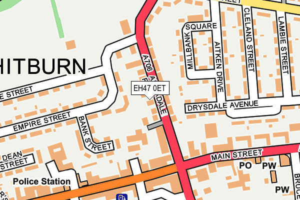 EH47 0ET map - OS OpenMap – Local (Ordnance Survey) EH47 0ET map - OS OpenMap – Local (Ordnance Survey)