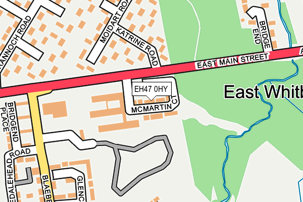 EH47 0HY map - OS OpenMap – Local (Ordnance Survey) EH47 0HY map - OS OpenMap – Local (Ordnance Survey)