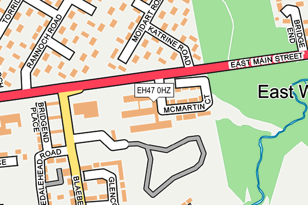 EH47 0HZ map - OS OpenMap – Local (Ordnance Survey) EH47 0HZ map - OS OpenMap – Local (Ordnance Survey)