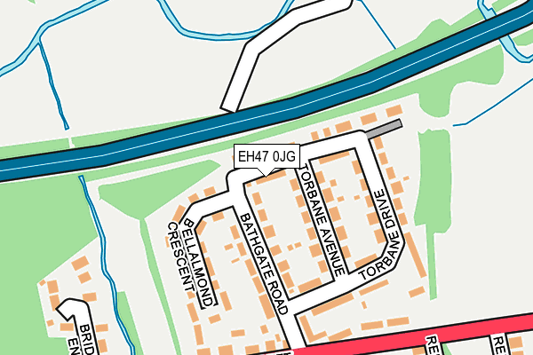 EH47 0JG map - OS OpenMap – Local (Ordnance Survey) EH47 0JG map - OS OpenMap – Local (Ordnance Survey)