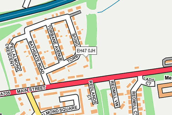 EH47 0JH map - OS OpenMap – Local (Ordnance Survey) EH47 0JH map - OS OpenMap – Local (Ordnance Survey)
